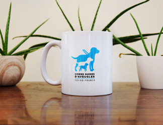 mug au chiens guides d'aveugles d'île-de-France